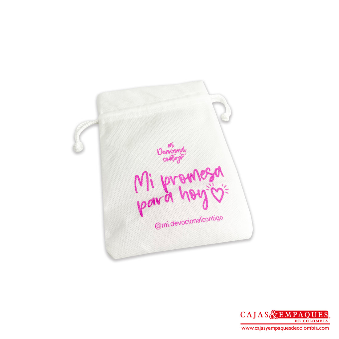 Imagen destacada de Bolsas de tela no tejida | Mi Devocional Contigo 12x17 cm