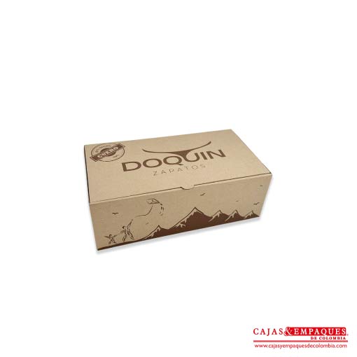 Imagen destacada de Caja plegadiza micro corrugado | Doquin Zapatos 30x17x10.5 cm