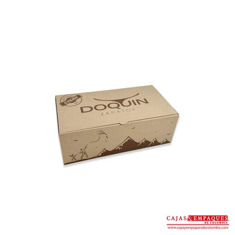 Imagen destacada de Caja plegadiza micro corrugado | Doquin Zapatos 30x17x10.5 cm