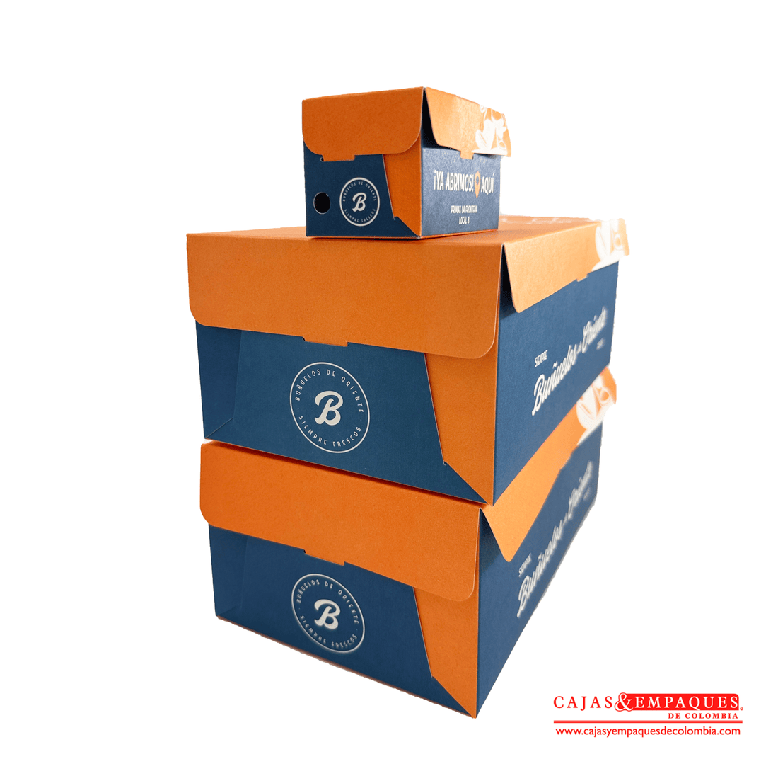 Imagen destacada de Caja plegadiza | Buñuelos de Oriente - 25x15x10 cm – 9x5x5 cm