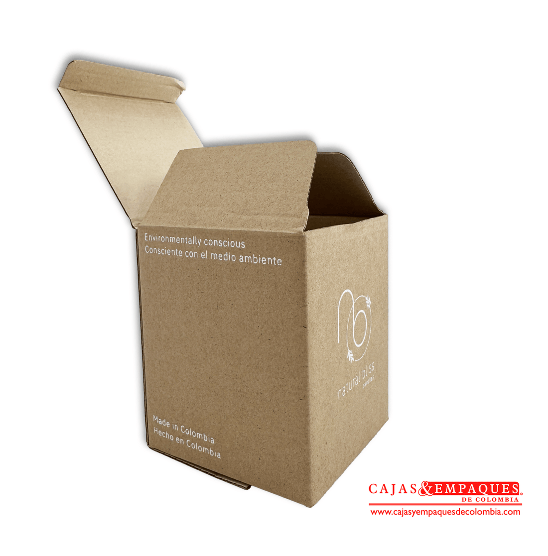 Imagen destacada de Caja solapa microcorrugado | Natural Bliss - 9x9x11 cm
