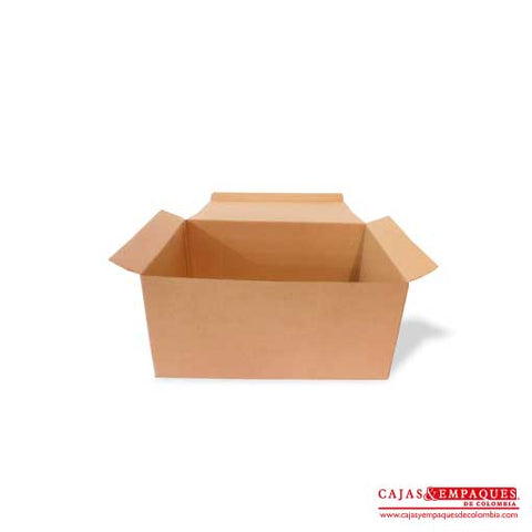 Caja ecológica plegadiza 26x17.5x12.5 cm micro-corrugado Cajas y Empaques de Colombia