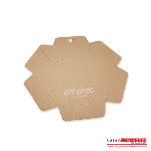 Imagen destacada de Tarjeta exhibidora | Anhanda Joyería 10.3x9 cm