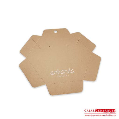 Imagen destacada de Tarjeta exhibidora | Anhanda Joyería 10.3x9 cm