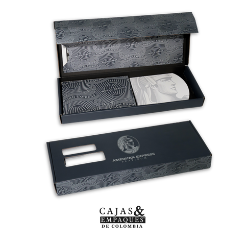 Caja plegadiza | American Express 34.5x13x3.5 cm