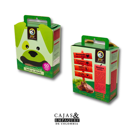 Caja Ecológica tipo Maletín | Apetit Mascotas S.A.S 14 cm x 6 cm x 16 cm
