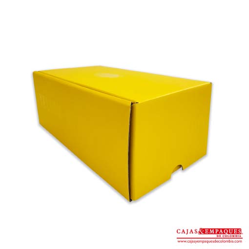 Imagen destacada de Caja plegadiza micro corrugado con parrilla interna | Yellow Rooster Coffee Club 12,1x21,1x8,5 cm