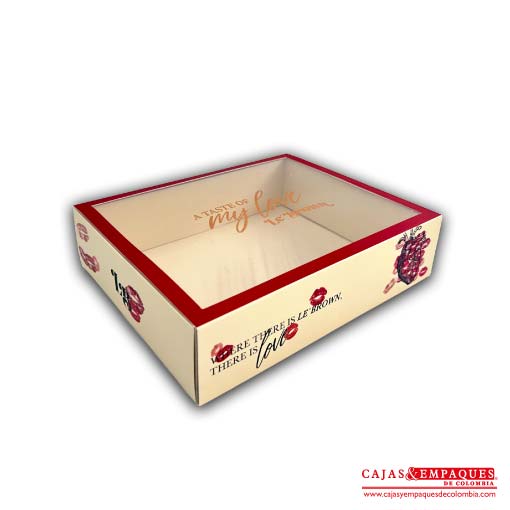 Imagen destacada de Caja doble pared con cierre imán | Le´Brown Bakery 24.5x20x6 cm Amor y amistad