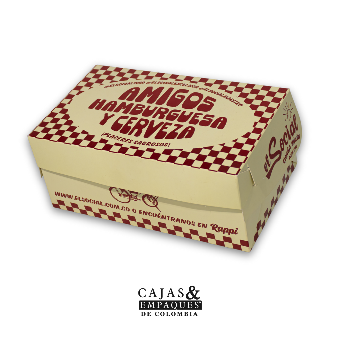 Caja Plegadiza | El Social Medellín S.A.S  27 x 12 x 8,7 cm