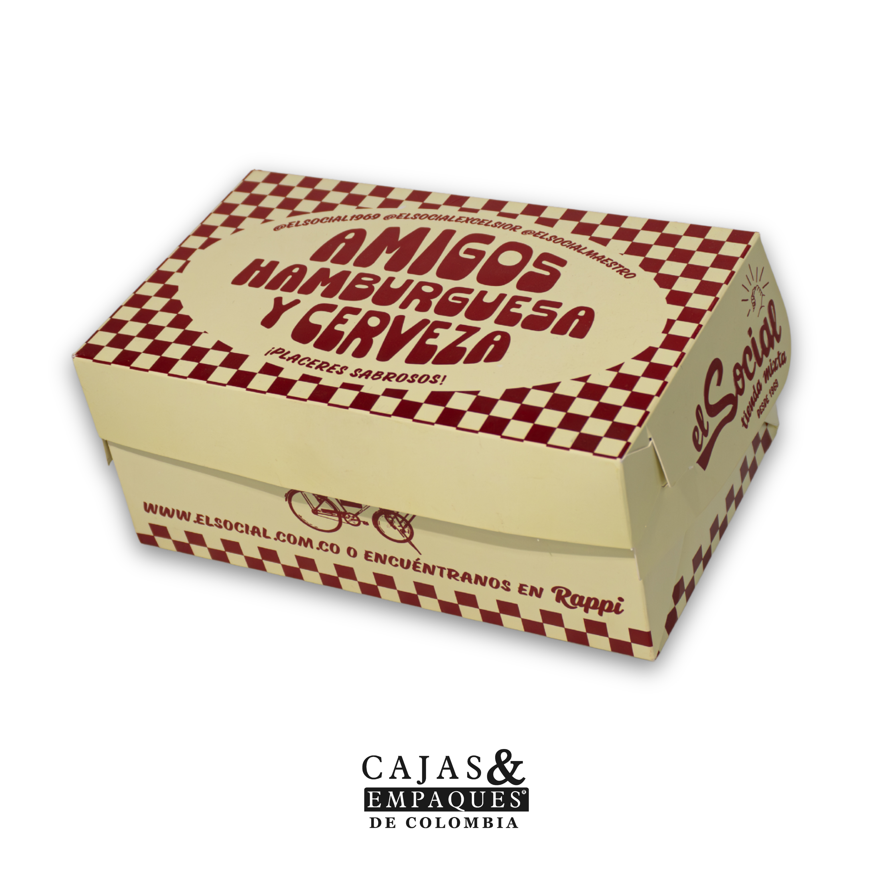 Caja Plegadiza | El Social Medellín S.A.S  27 x 12 x 8,7 cm