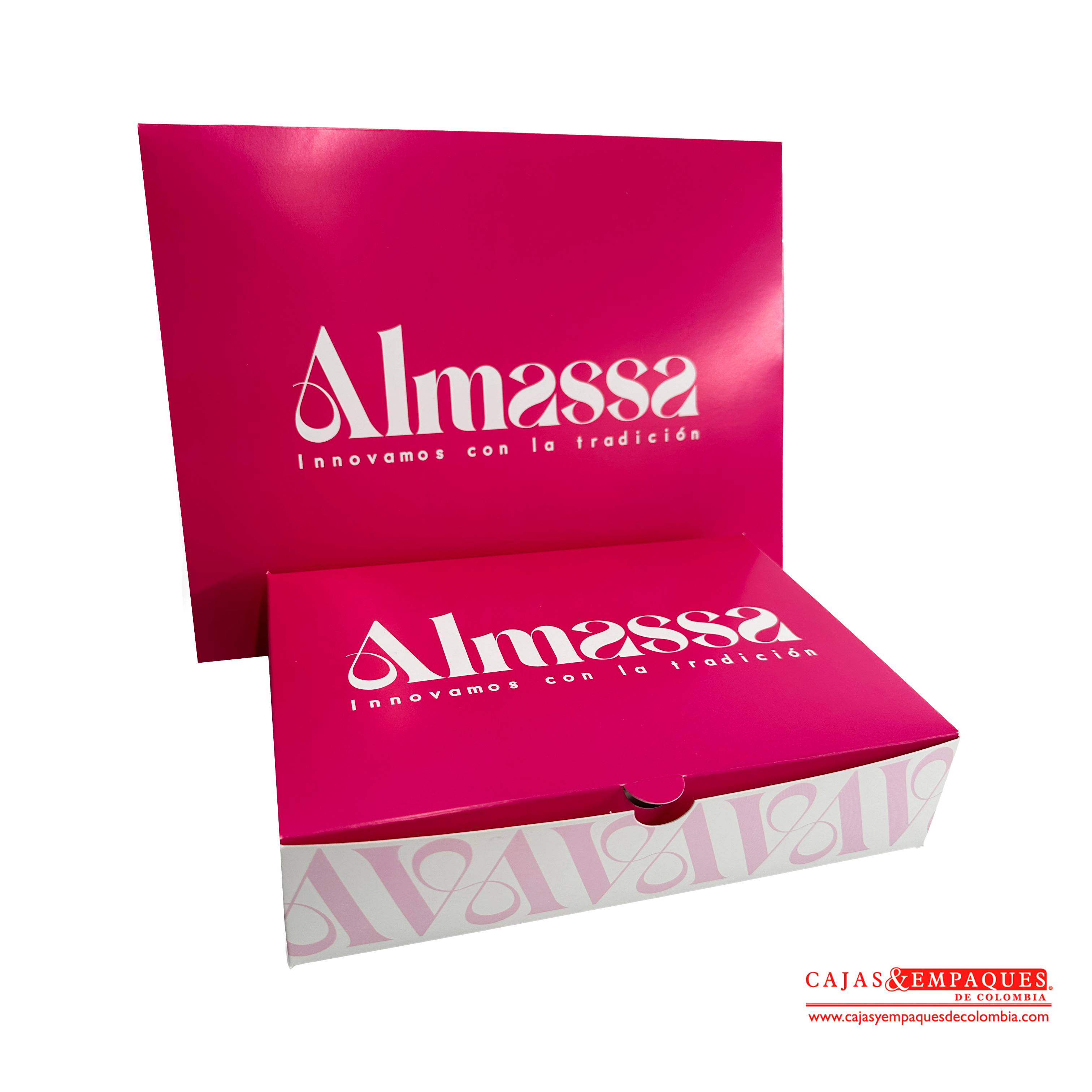 Imagen destacada de Caja plegadiza con parrilla | Almassa - 29x22x5 cm – 22x15x5 cm