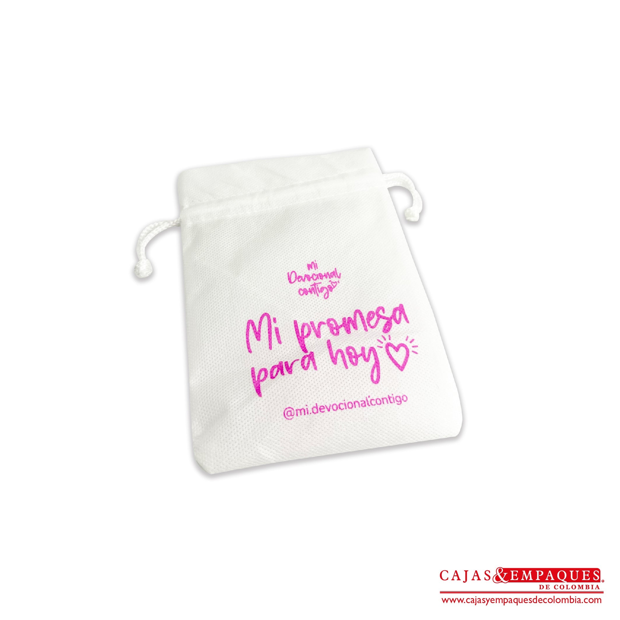 Imagen destacada de Bolsas de tela no tejida | Mi Devocional Contigo 12x17 cm
