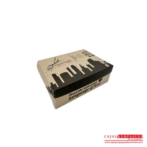 Imagen destacada de Caja plegadiza solapa | La Frecuencia 20x15.5x7 cm