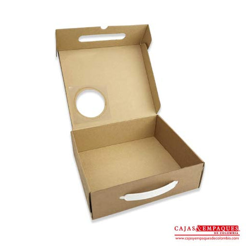 Imagen destacada de Caja plegadiza maletín micro corrugado | Integra Experiencias Desarrollo Infantil 30x26x9 cm