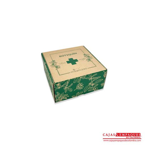 Imagen destacada de Caja plegadiza micro corrugado | Mil Amores 18.5x18.5x9 cm