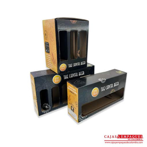Imagen destacada de Caja solapa micro corrugado | The Capital Beer  20,5x15x27 cm - 39x10,5x19 cm - 40x8x23 cm