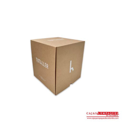 Imagen destacada de Caja plegadiza micro corrugado | Tu Taller Design 22x22x24 cm