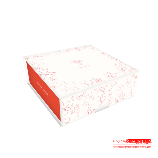 Imagen destacada de Caja libro microcorrugado con parrilla | Poder Monada - 13x13x4 cm