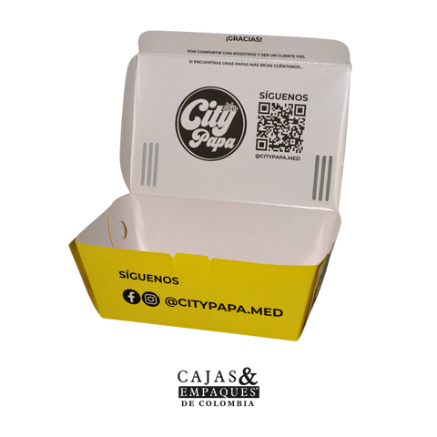 Caja Plegadiza | City Papas 17x10.5x7.5 cm