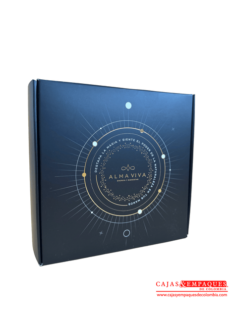 Imagen destacada de Caja plegadiza doble pared | Alma Viva - 17x17x10 cm