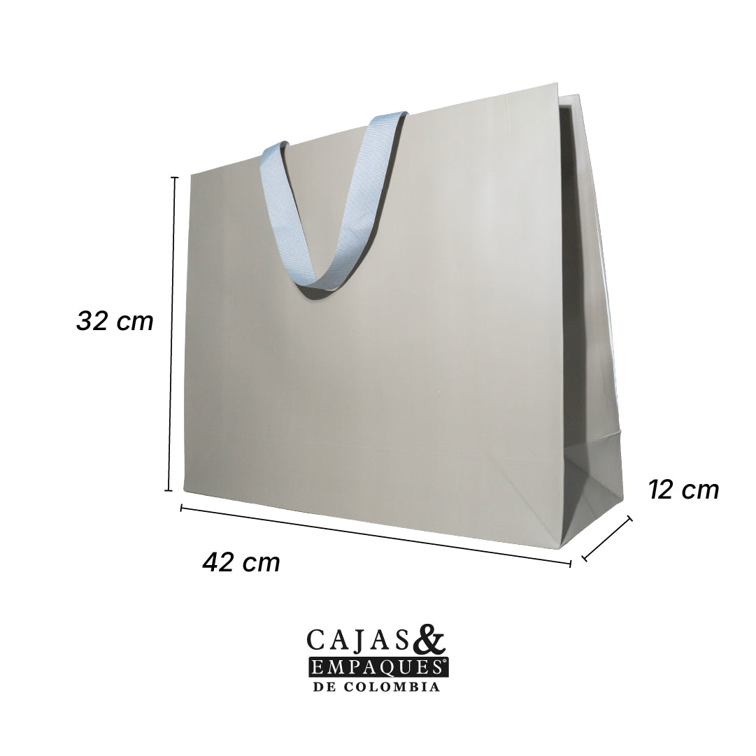 Bolsa ecológica 42x12x32 cm Gris