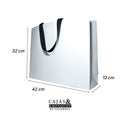 Bolsa de lujo 42x12x32 cm Blanca