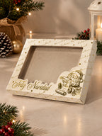Caja ecológica tapa y base 20x15x3 cm crema - Santa