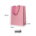 Bolsa de lujo 15x8x20 cm Rosada