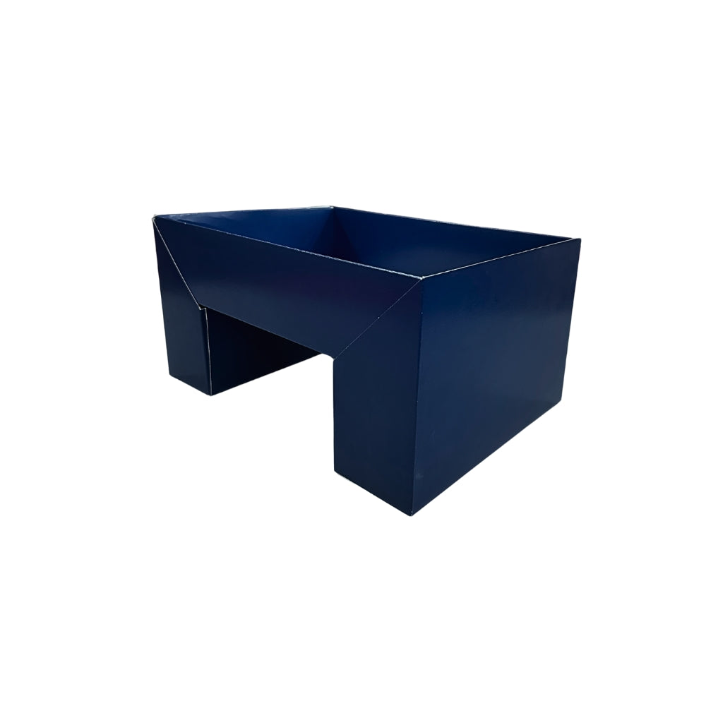 Caja ecológica funda tipo mesa desayuno 35x26x8 cm azul Cajas y Empaques de Colombia