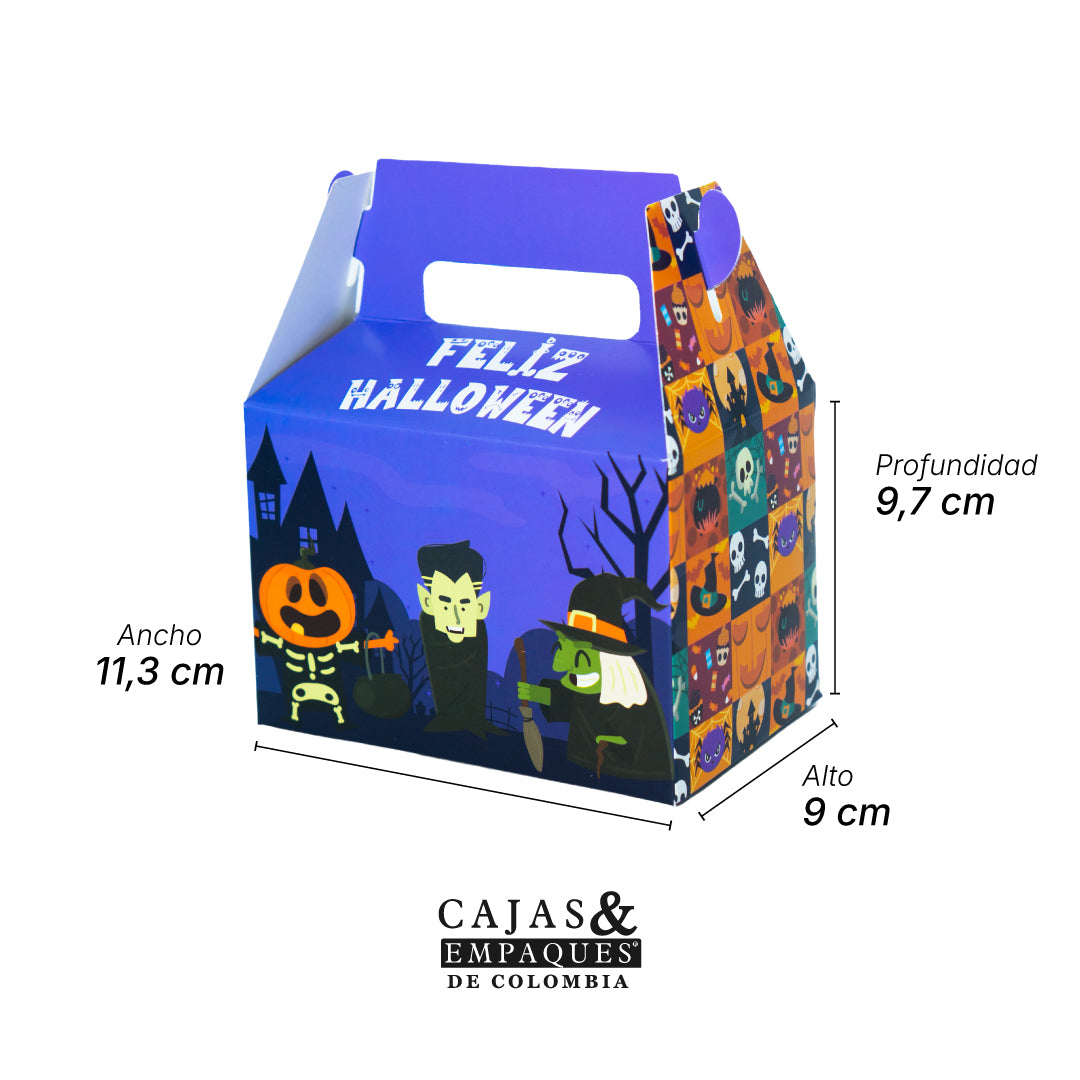 Eco-friendly briefcase-style box 14.5x9.7x10 cm purple