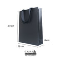 Luxury bag 25x9x34 cm Black