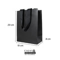 Bolsa ecológica 15x8x20 cm Negra