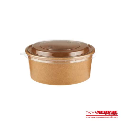 Contenedor para Alimentos tipo Bowl Ecológico 1300 ml Cajas y Empaques de Colombia