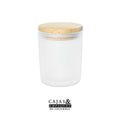 Envase de vidrio tipo vela con tapa - 200 ml