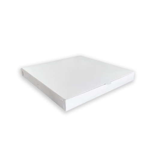Caja ecológica plegadiza 16x16x2.5 cm blanco Cajas y Empaques de Colombia