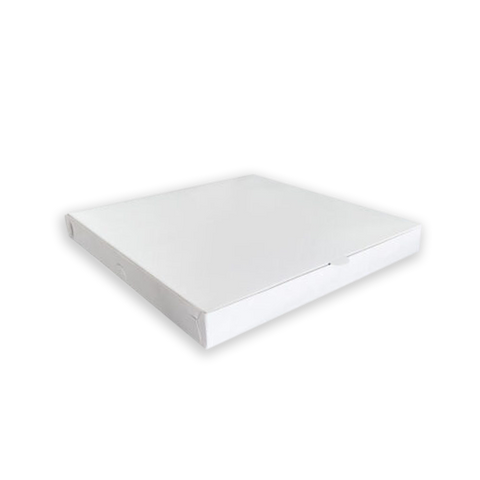 Caja ecológica plegadiza 16x16x2.5 cm blanco Cajas y Empaques de Colombia
