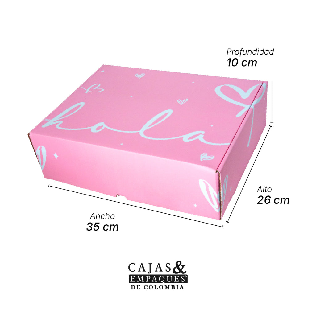Eco-friendly box with black glossy 10x10x4 cm slip lid