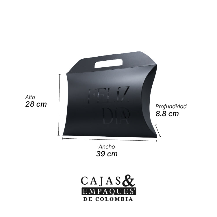 Eco-Friendly Cushion Box 39x28x8.8 Black