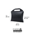 Caja Ecológica Cojín 26x20x6.7 Negra