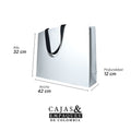 Bolsa de lujo 42x12x32 cm Blanca