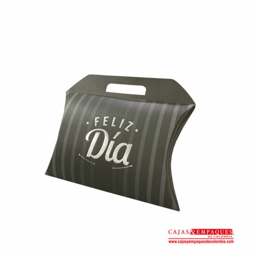 Caja Cojín Feliz Día 26x20x6.7 cm Cajas y Empaques de Colombia
