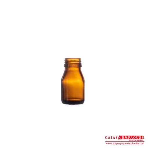 Envase de vidrio 4170 - 30 ml a 28 ambar Cajas y Empaques de Colombia