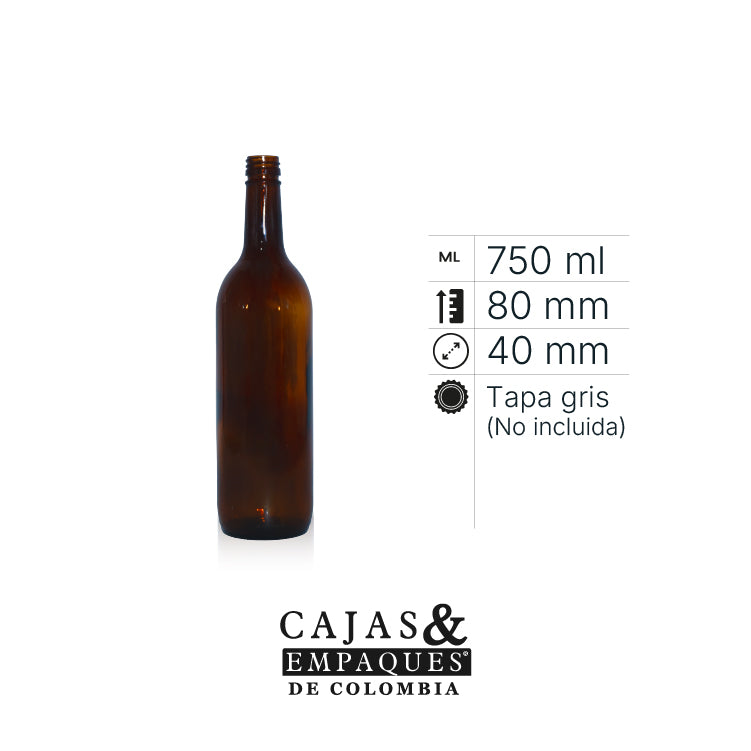 Glass container 3360 - 20 ml amber