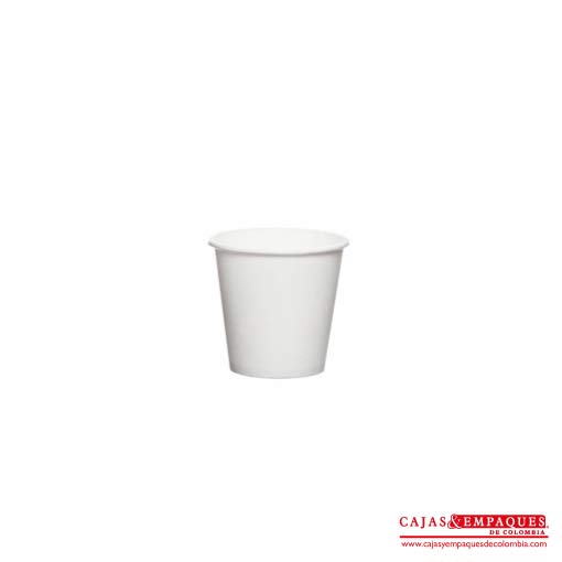 Vaso ecológico 4 onzas Cajas y Empaques de Colombia