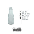 Glass container 3360 - 20 ml amber