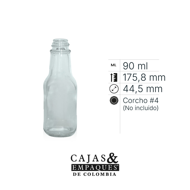 Glass container 3360 - 20 ml amber