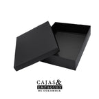 Black Eco-Friendly Lid and Base Box 30.5x23.5x7 cm