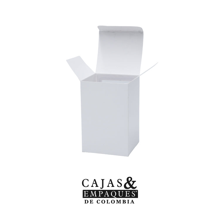 Caja ecológica plegadiza con ventana 10x9.5x15 blanco