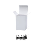 Caja ecológica plegadiza con ventana 10x9.5x15 blanco
