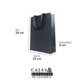 Bolsa de lujo 25x9x34 cm Negra